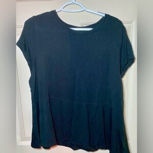 A New Day Women’s Black Short‎ Sleeve XL Top